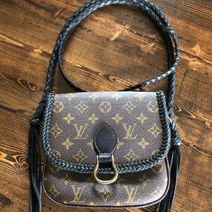 The Swift - Vintage Monogram Black Crossbody