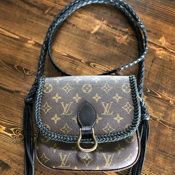 The Swift - Vintage Monogram Black Crossbody