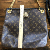 The Lark Crossbody in Black Monogram