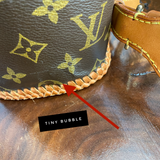 The Loon - Vintage Monogram Backpack in Tan