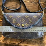 The Junco - Vintage Monogram in Black Crossbody Bag