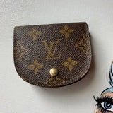 LV Monogram Coin Case