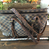 The Heron - Vintage Damier Ebene Shoulder Bag