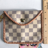 The Baby Falcon - Damier Azur Card Holder/Wristlet