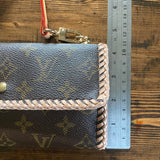 The Junco Wallet Crossbody - Vintage Monogram in Vachetta