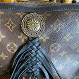 The Partridge - Vintage Monogram in Black Shoulder Bag