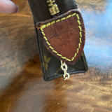 The Junco Wallet/Wristlet - Vintage Monogram in Gold