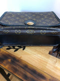 The Quail Crossbody in Black Monogram